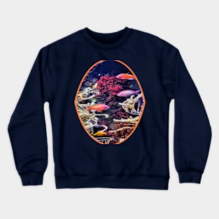 fish, cute fish, free fish, coral fish, fish coral, goldfish, pez, peces, pez colar, peces coral Crewneck Sweatshirt